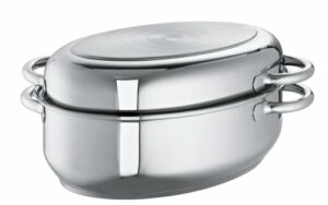 Schulte-Ufer 6789-38 Multi-Bräter, 38 cm, 9 l mit Induktiondeckel, Edelstahl
