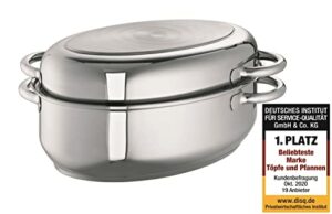Schulte-Ufer 6789-38 Multi-Bräter, 38 cm, 9 l mit Induktiondeckel, Edelstahl