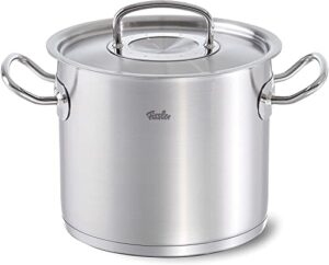 Fissler original-profi collection / Edelstahl-Kochtopf, groß (14,0 L - 28 cm) hoher Topf mit Metall-Deckel, innenskalierung, rostfrei, unbeschichtet - Induktion